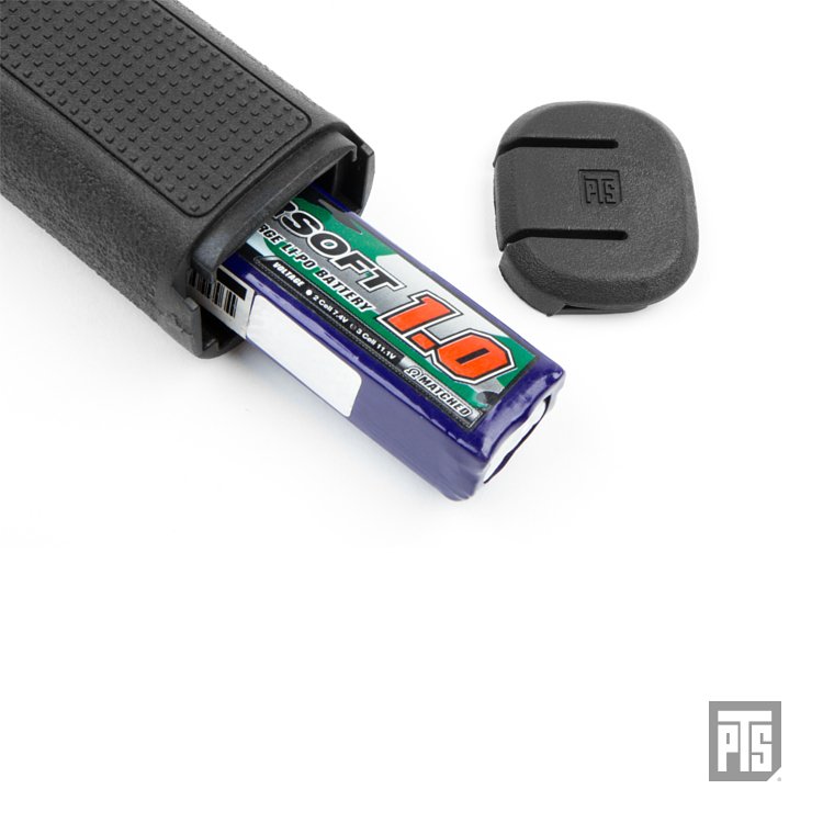 【正規品】PTS EPF2 バーティカルフォアグリップ AEGバッテリーストレージ  [カラー：ブラック / DE]