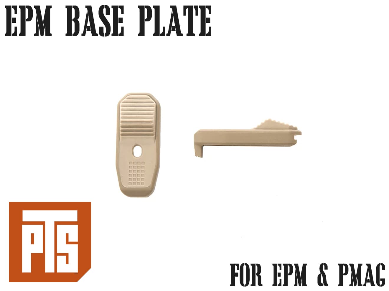 【正規品】PTS EPM ベースプレート  [カラー：ブラック / DE]