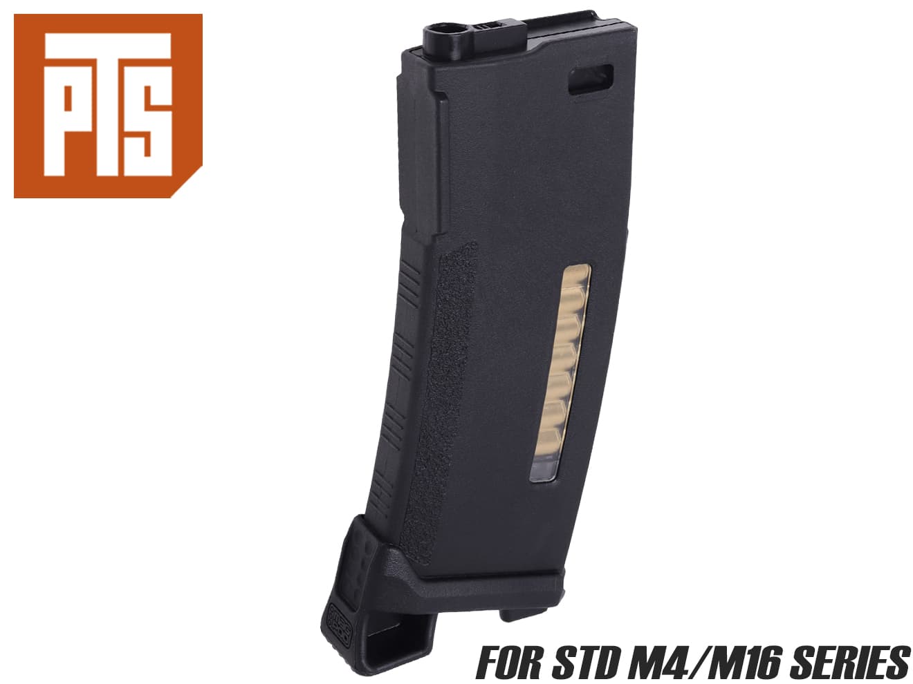 PTS EPM 120Rds マガジン + MAGPOD For 次世代 M4 [カラー：BK / DE