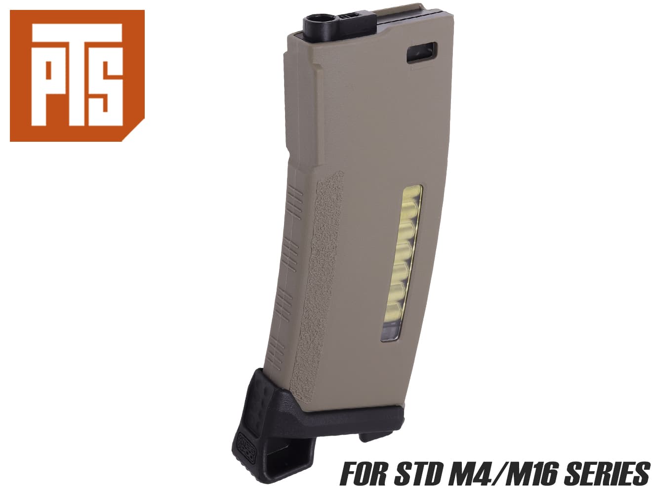 PTS EPM Gen2 150Rds マガジン + MAGPOD For AEG M4 [カラー：BK / DE]