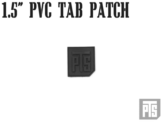 【正規品】PTS 1.5インチ PVC Tab パッチ  [カラー：ブラック / MC / オレンジ]