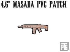 【正規品】PTS 4.6インチ Masada PVC パッチ  [カラー：ブラック / FDE]
