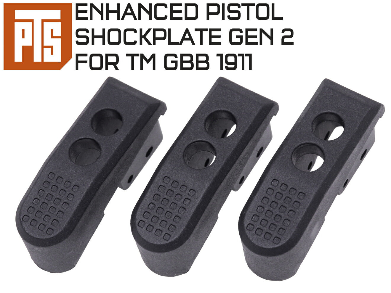 PTS エンハンスド ピストルショックプレート Gen2 1911 3ピースパック