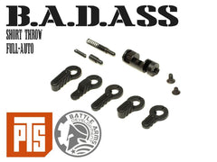 PTS BattleArms BAD-ASS アンビセーフティセレクター SST フルオート GBB(KSC/KWA/KM4 M4)  [カラー：ブラック / DE]