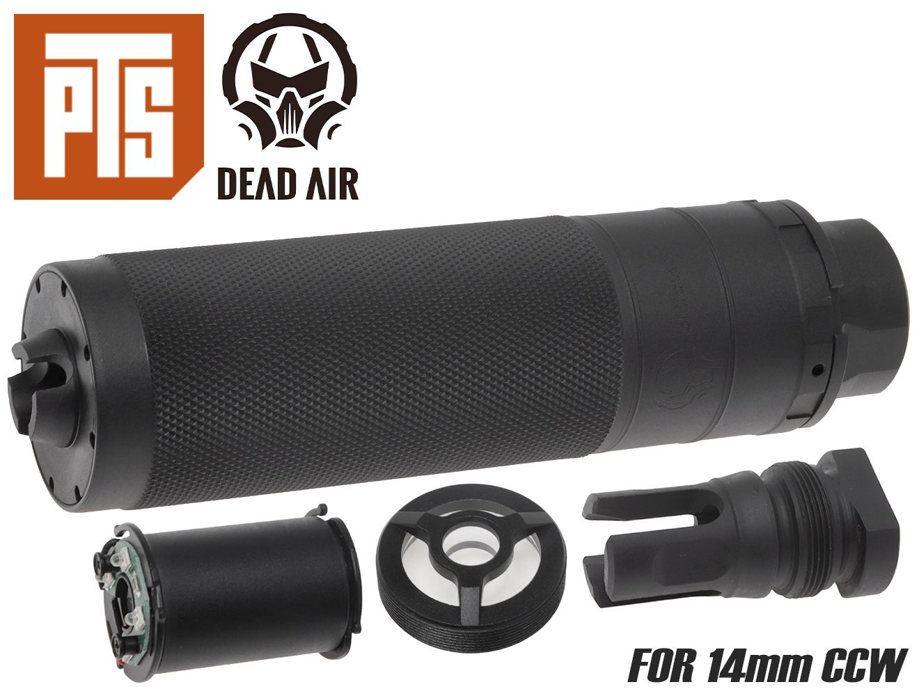 PTS DEAD AIR Sierra 5 QDサイレンサー [セット内容：サイレンサー単体 / トレーサー内蔵]