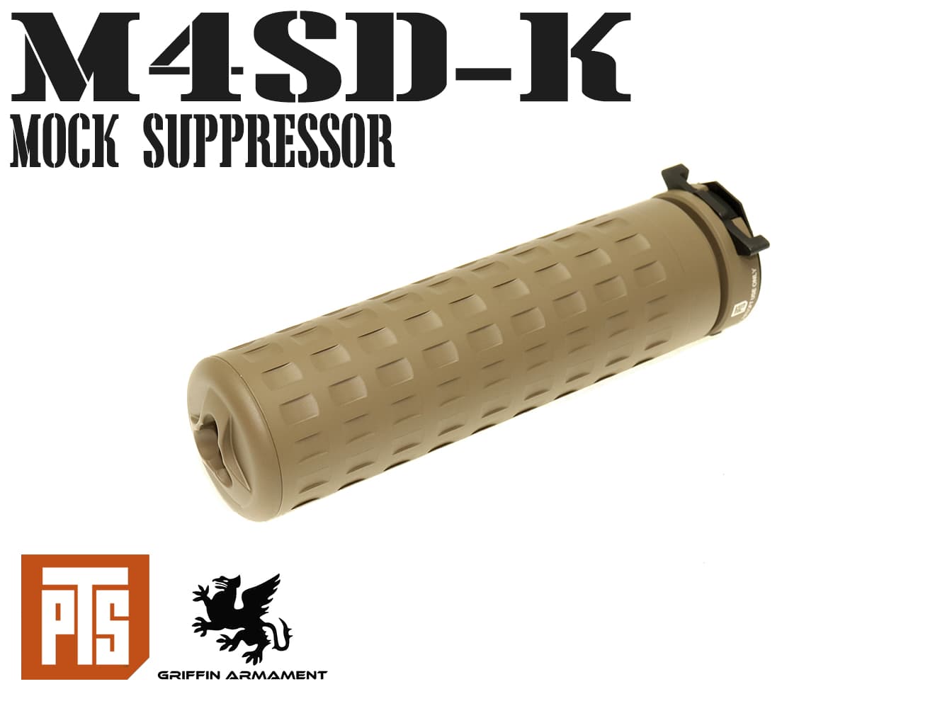 【正規品】PTS Griffin Armament M4SD K Mockサプレッサー / non US version  [カラー：ブラック / DE]
