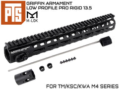 【正規品】PTS Griffin ArmamentLow Profile Pro RIGID M-LOK レール [サイズ：8.6インチ / 13.5インチ]