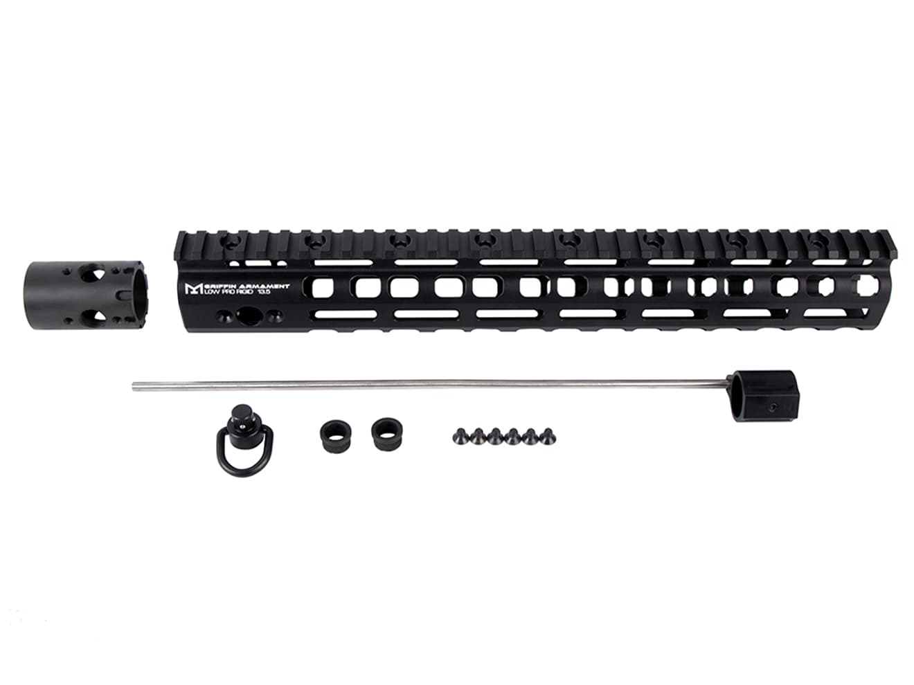 【正規品】PTS Griffin ArmamentLow Profile Pro RIGID M-LOK レール [サイズ：8.6インチ / 13.5インチ]