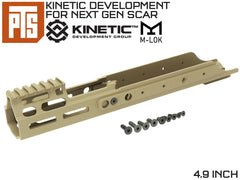 【正規品】PTS Kinetic SCAR MREX M-Lok 4.9インチ エクステンションレール [カラー：ブラック / DE]