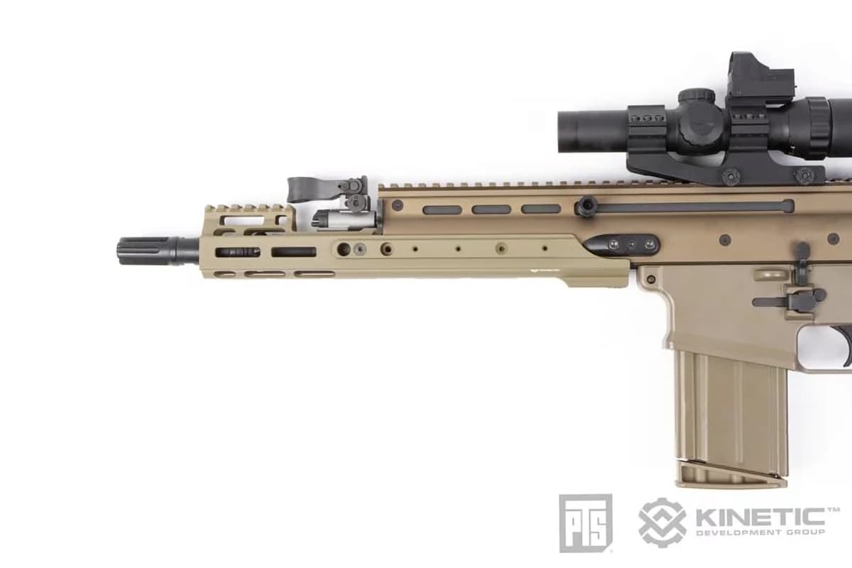 【正規品】PTS Kinetic SCAR MREX M-Lok 4.9インチ エクステンションレール [カラー：ブラック / DE]