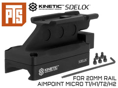 【正規品】PTS Kinetic SIDELOK Aimpoint Micro T1/T2 QDマウント Lower 1/3 Co-Witness