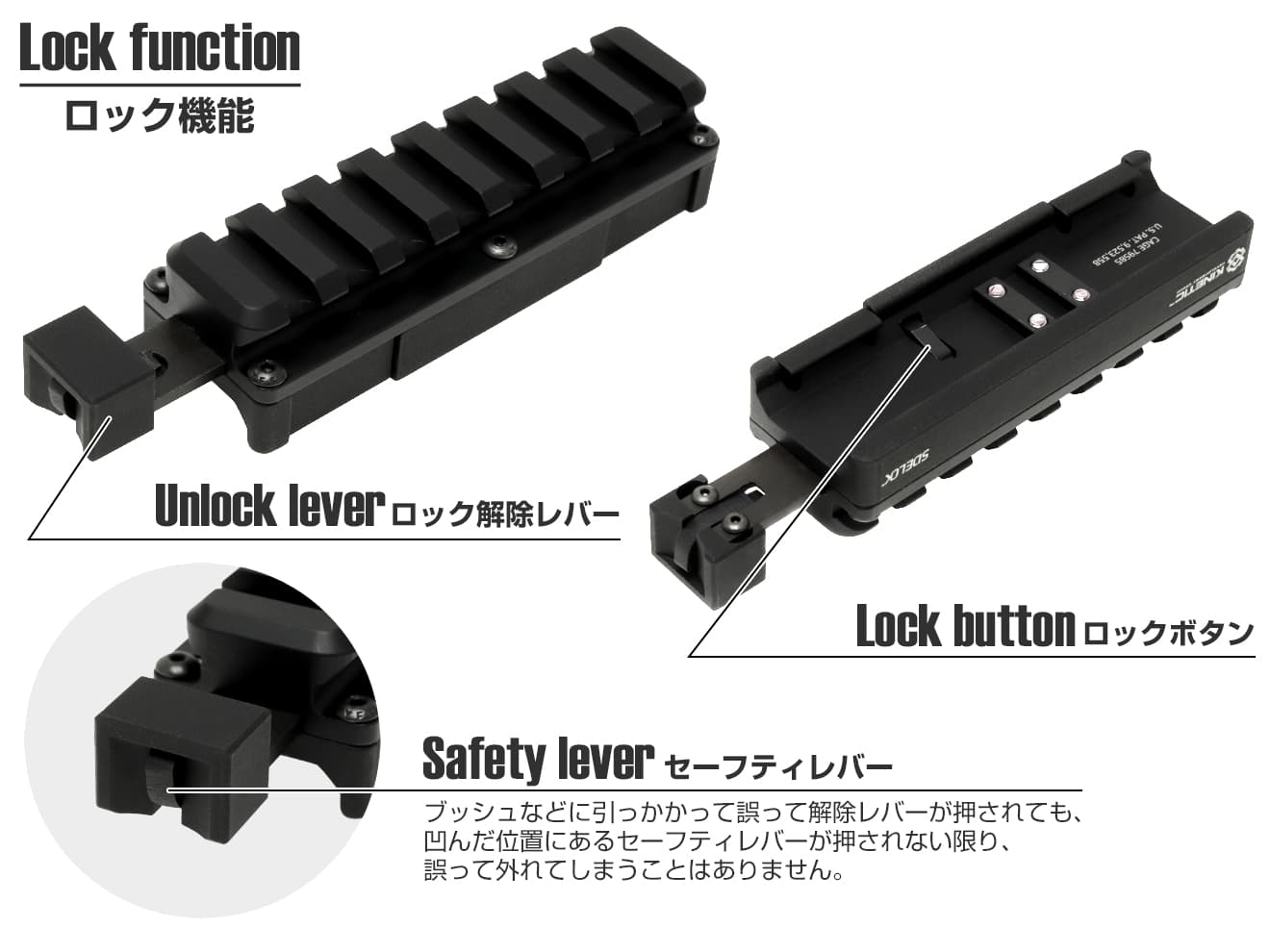 正規品】PTS Kinetic SIDELOK ユニバーサル スコープライザー [スロット：8スロット / 5スロット] | ミリタリーベース –  ミリタリーベース - MILITARY BASE -