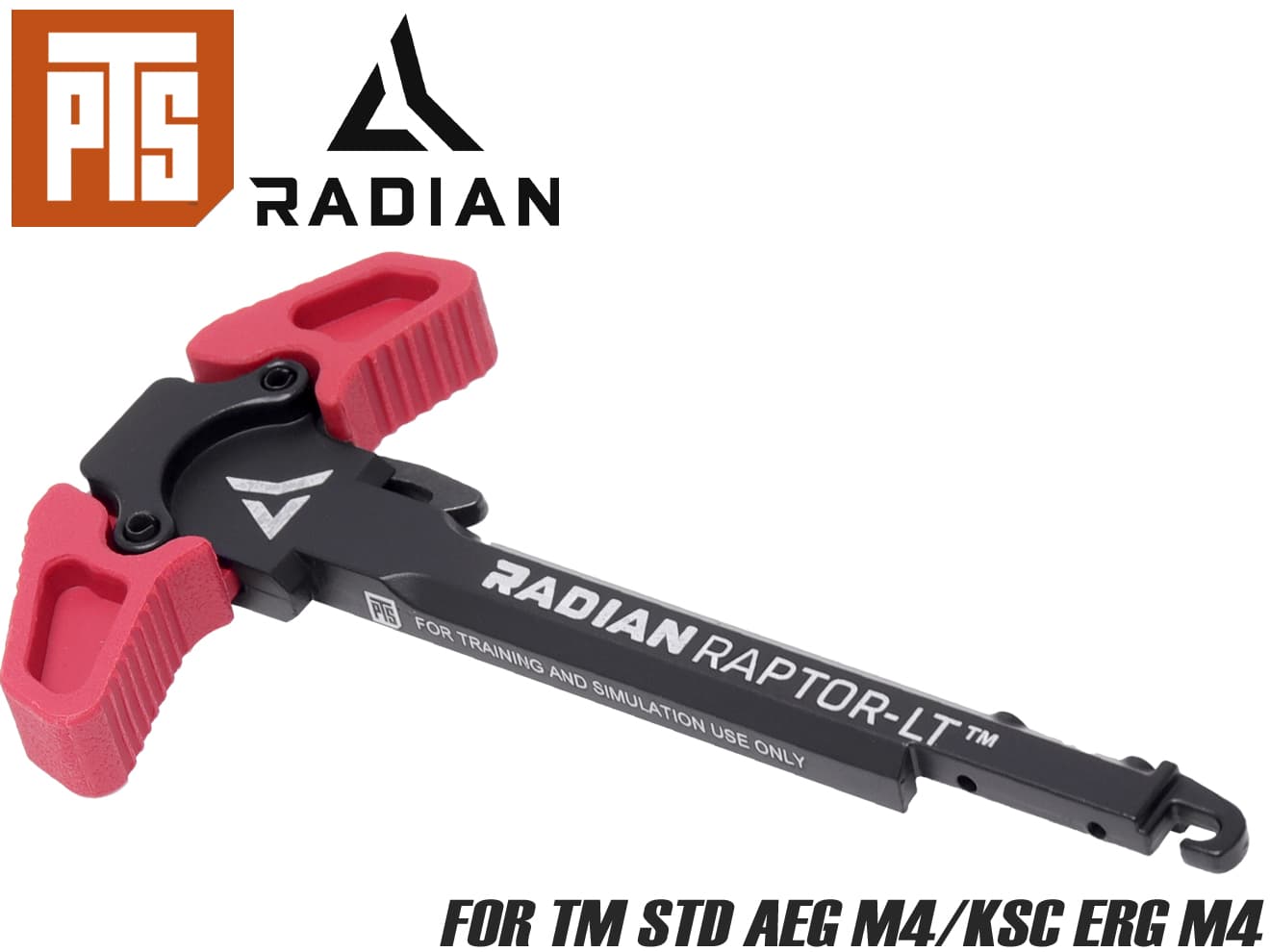 PTS Radian Raptor-LT アンビチャージングハンドル AEG&KSC ERG M4 [BK / TAN / RED]【ゆうパケット可】