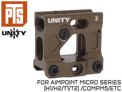 PTS Unity Tactical FAST Microマウント [カラー：ブラック / ブラウン]