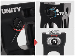 PTS Unity Tactical FAST Microマウント [カラー：ブラック / ブラウン]