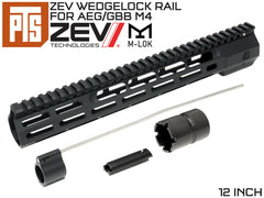 【正規品】PTS ZEV WedgeLock M-LOK レールハンドガード [サイズ：9.5インチ / 12インチ / 14インチ]