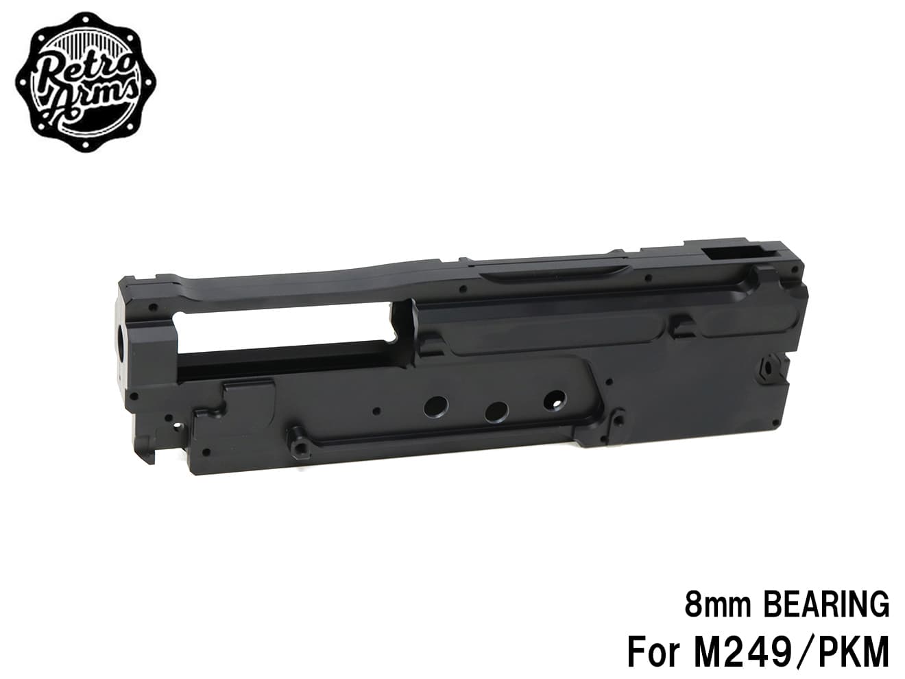 RETRO ARMS CNC ギアボックス for M249/PKM 8mmベアリング仕様