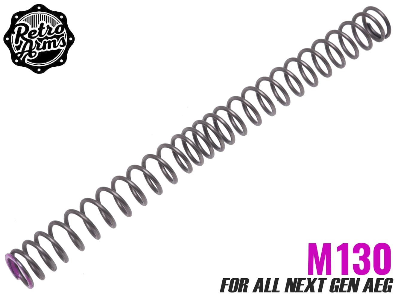 RETRO ARMS SiCr 不等ピッチ スプリング 次世代用 [硬度：M100 / M110 / M120 / M130]