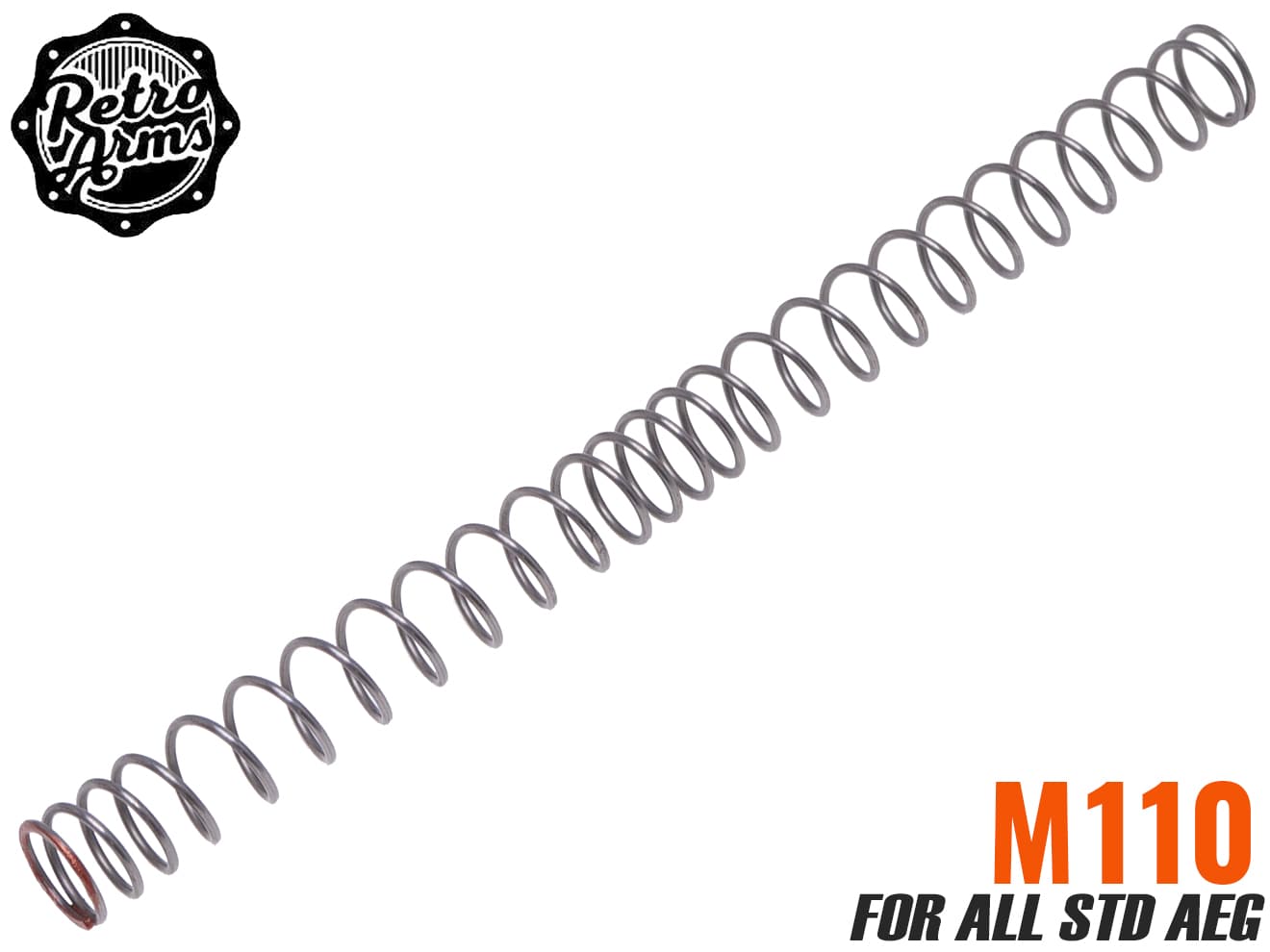 RETRO ARMS SiCr 不等ピッチ スプリング AEG [硬度：M100 / M110 / M120 / M130]