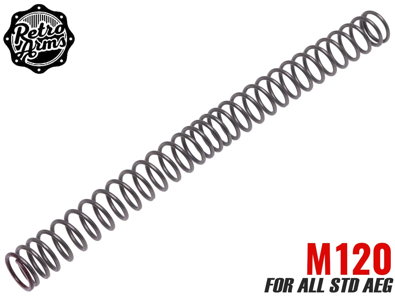 RETRO ARMS SiCr 不等ピッチ スプリング AEG [硬度：M100 / M110 / M120 / M130]