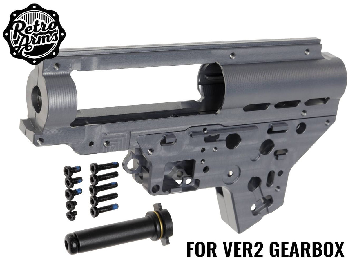 RETRO ARMS CNC スプリットメカボックス V2(8mm) - QSC 2025Ver[Ver2 メカボックス機種]