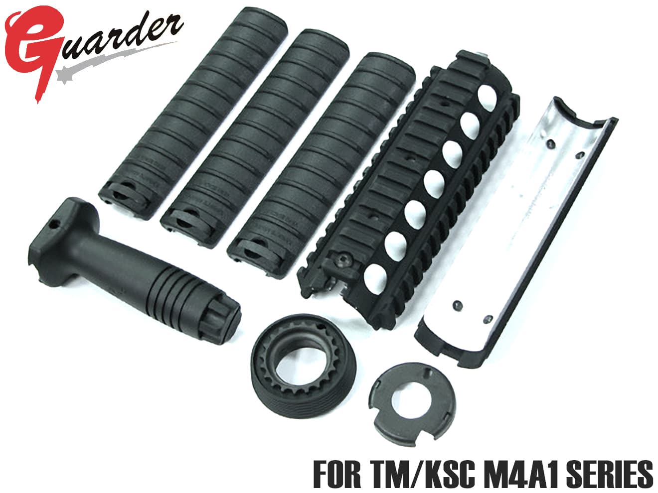 GUARDER M4A1 CARBINE RAS 各社 M4(リアルサイズ)用 [商品構成：RAS＋パネル / RASフルセット]