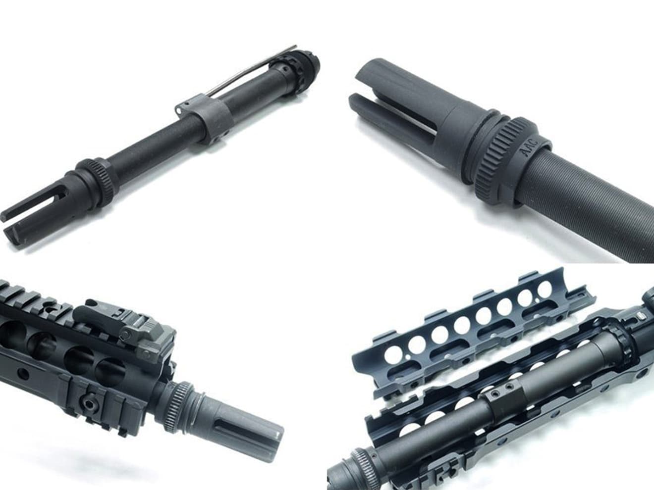 GUARDER KACタイプ URX3 8.0インチRASキット BK for M4 [適合機種：STD電動 ・ KWA ERG / KSC GBB]