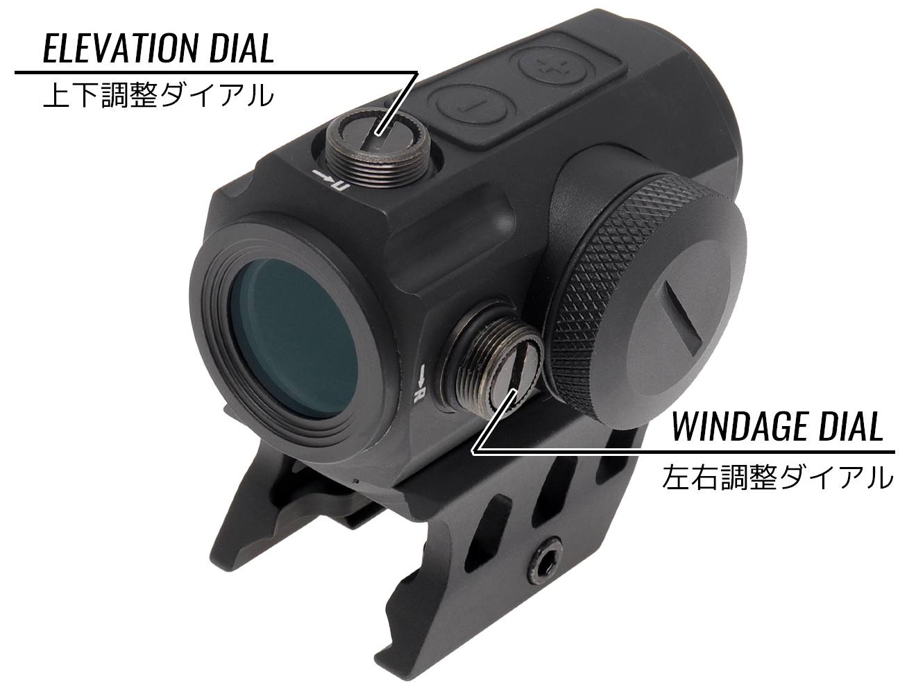 S2S SDO-34 1X20 タクティカル レッドドットサイト Ｔype 1