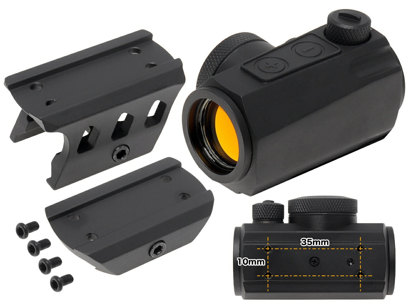 S2S SDO-34 1X20 タクティカル レッドドットサイト Ｔype 1
