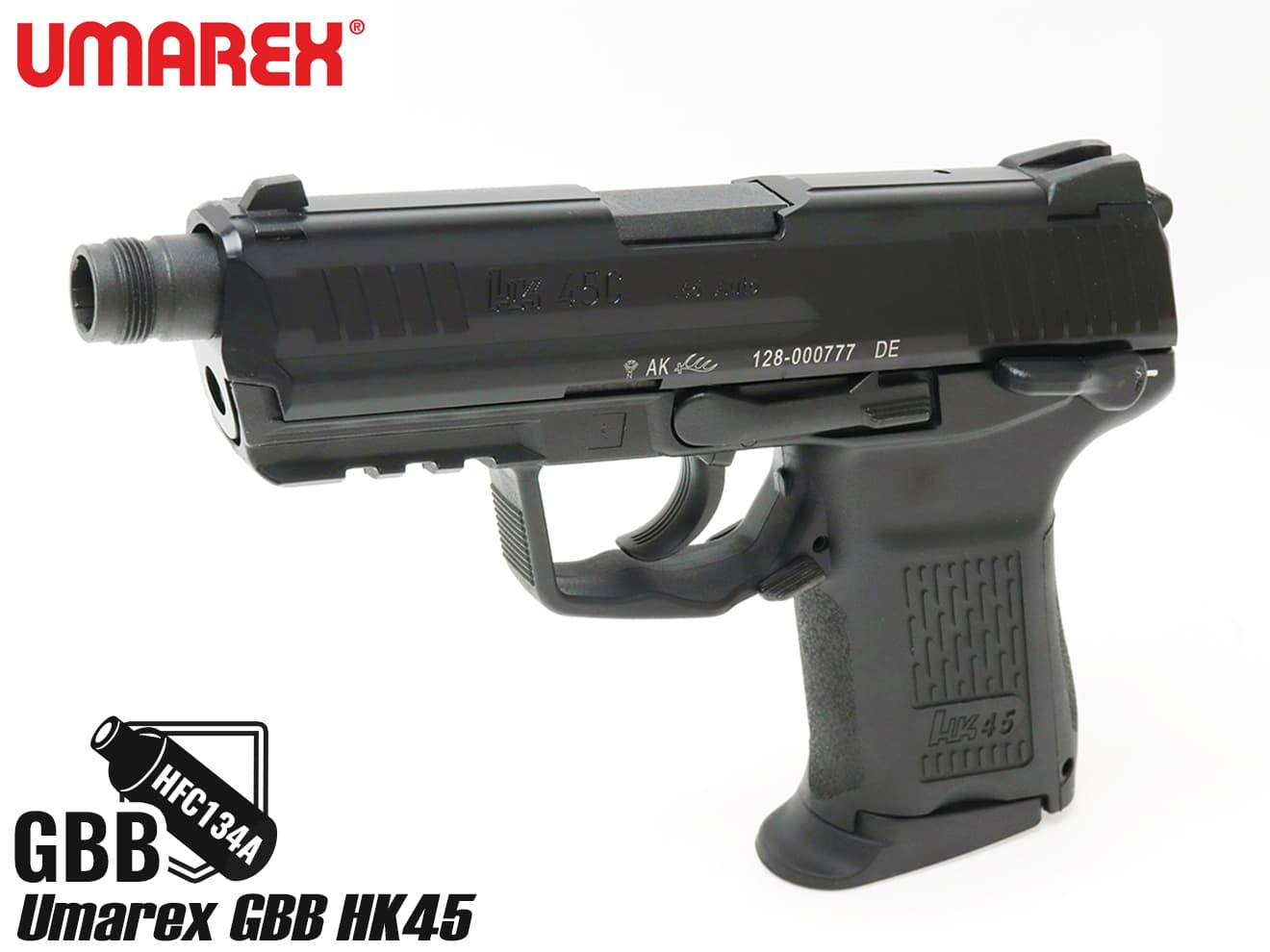 Umarex ガスブローバック HK45 コンパクトタクティカル | ミリタリーベース – ミリタリーベース - MILITARY BASE -