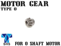 SHS 焼結スチール モーターピニオンギア [形状：Dタイプ / Oタイプ]