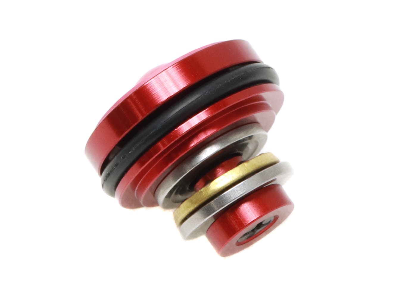 SHS アルミCNC テーパーシリンダーヘッド&サイレントピストンヘッドSET [適合：Ver2 / Ver3]