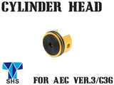 SHS アルミCNC ダンパーシリンダーヘッド AEG用 [適合：Ver2 / Ver3ショート / Ver3ロング / G36ショート / G36ロング / AUG / Ver7 / 次世代M4]