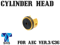 SHS アルミCNC ダンパーシリンダーヘッド AEG用 [適合：Ver2 / Ver3ショート / Ver3ロング / G36ショート / G36ロング / AUG / Ver7 / 次世代M4]