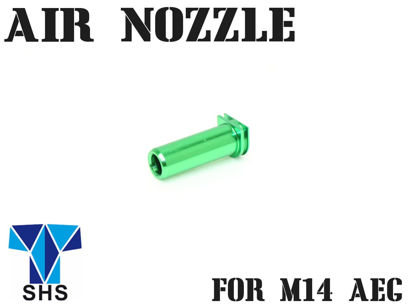 SHS アルミCNC シールノズル [長さ：17.8mm / 19.7mm / 20.2mm / 20.35mm / 20.7mm / 20.8mm / 21.0mm / 21.3mm / 21.4mm / 21.5mm / 22.35mm / 24.3mm / 24.75mm]