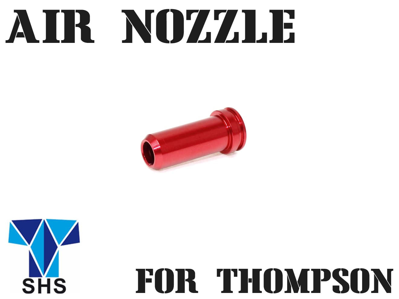 SHS アルミCNC シールノズル [長さ：17.8mm / 19.7mm / 20.2mm / 20.35mm / 20.7mm / 20.8mm / 21.0mm / 21.3mm / 21.4mm / 21.5mm / 22.35mm / 24.3mm / 24.75mm]