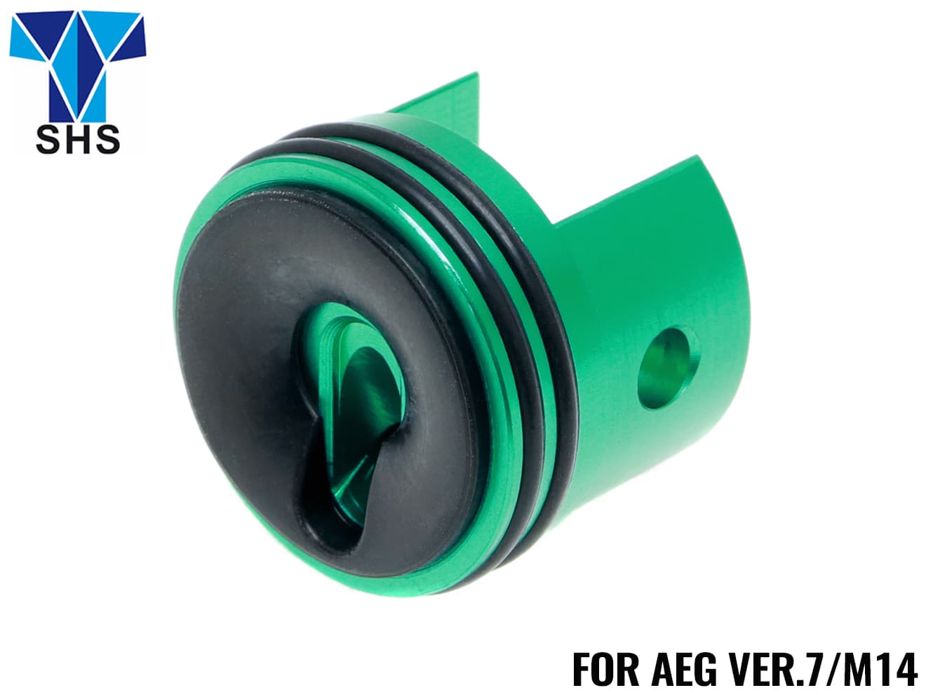 SHS アルミCNC ダンパーシリンダーヘッド AEG用 [適合：Ver2 / Ver3ショート / Ver3ロング / G36ショート / G36ロング / AUG / Ver7 / 次世代M4]