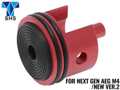 SHS アルミCNC ダンパーシリンダーヘッド AEG用 [適合：Ver2 / Ver3ショート / Ver3ロング / G36ショート / G36ロング / AUG / Ver7 / 次世代M4]