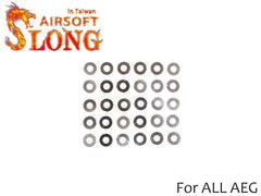 SLONG AIRSOFT メカボックス ステンレスシムセット [厚み：0.1mm / 0.15mm / 0.1mm・0.15mm / 0.2mm]