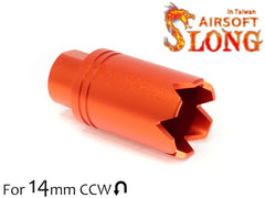SLONG AIRSOFT ファイアドラゴン フラッシュハイダー アタックVer 14mm逆ネジ [カラー：ブラック / オレンジ / ゴールド]
