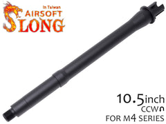 SLONG AIRSOFT AEG M4 10インチ アウターバレル 14mm逆ネジ [カラー：ブラック / オレンジ / ゴールド]