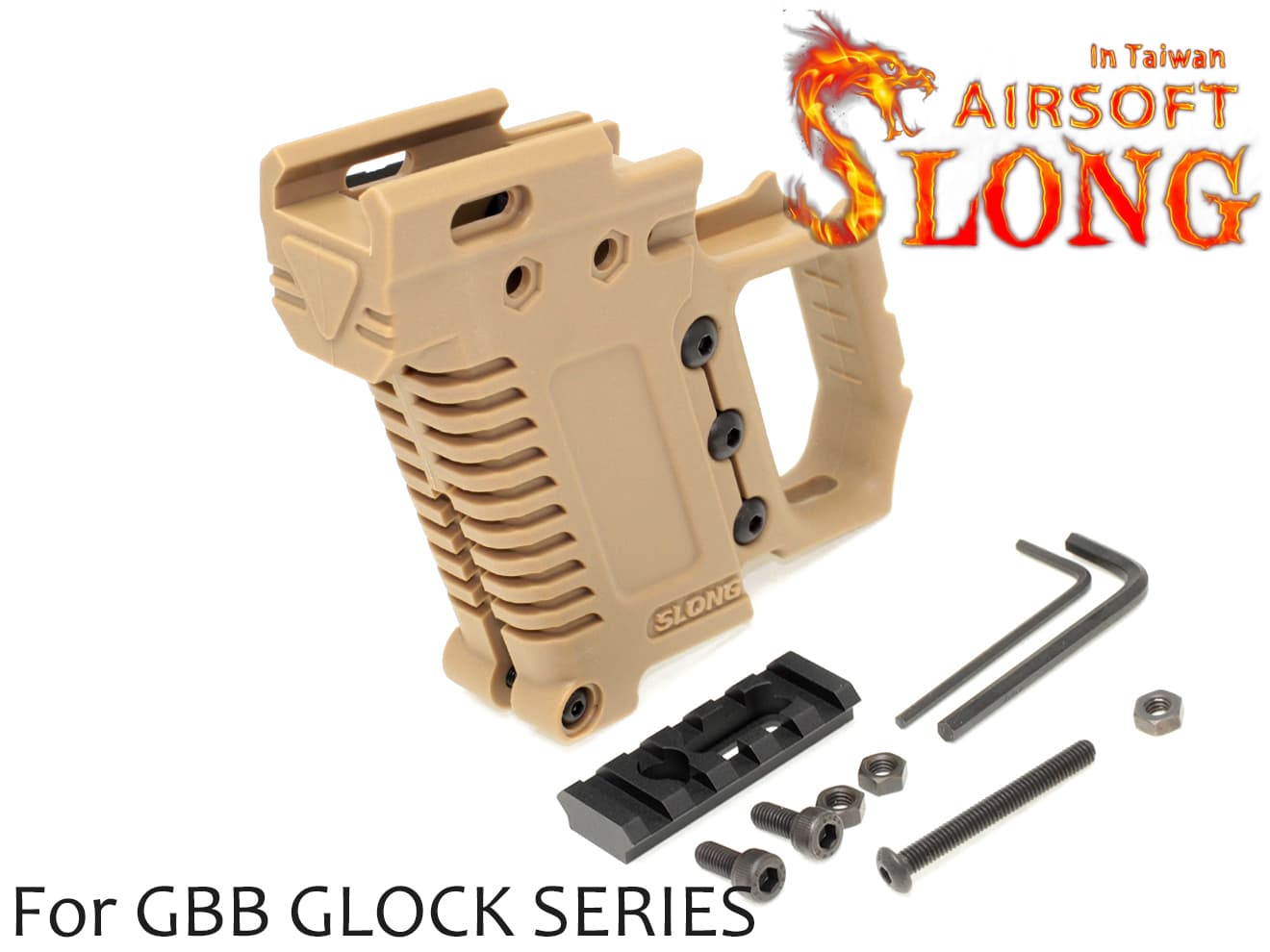 SLONG AIRSOFT G-KRISSキット XI G17 / G18C / G22 / G34 [カラー：ブラック / DE]
