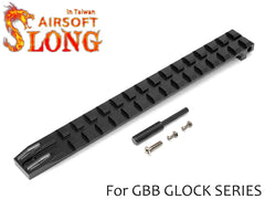 SLONG AIRSOFT フルサイズレール G17 / G22 [カラー：ブラック / オレンジ / ゴールド]