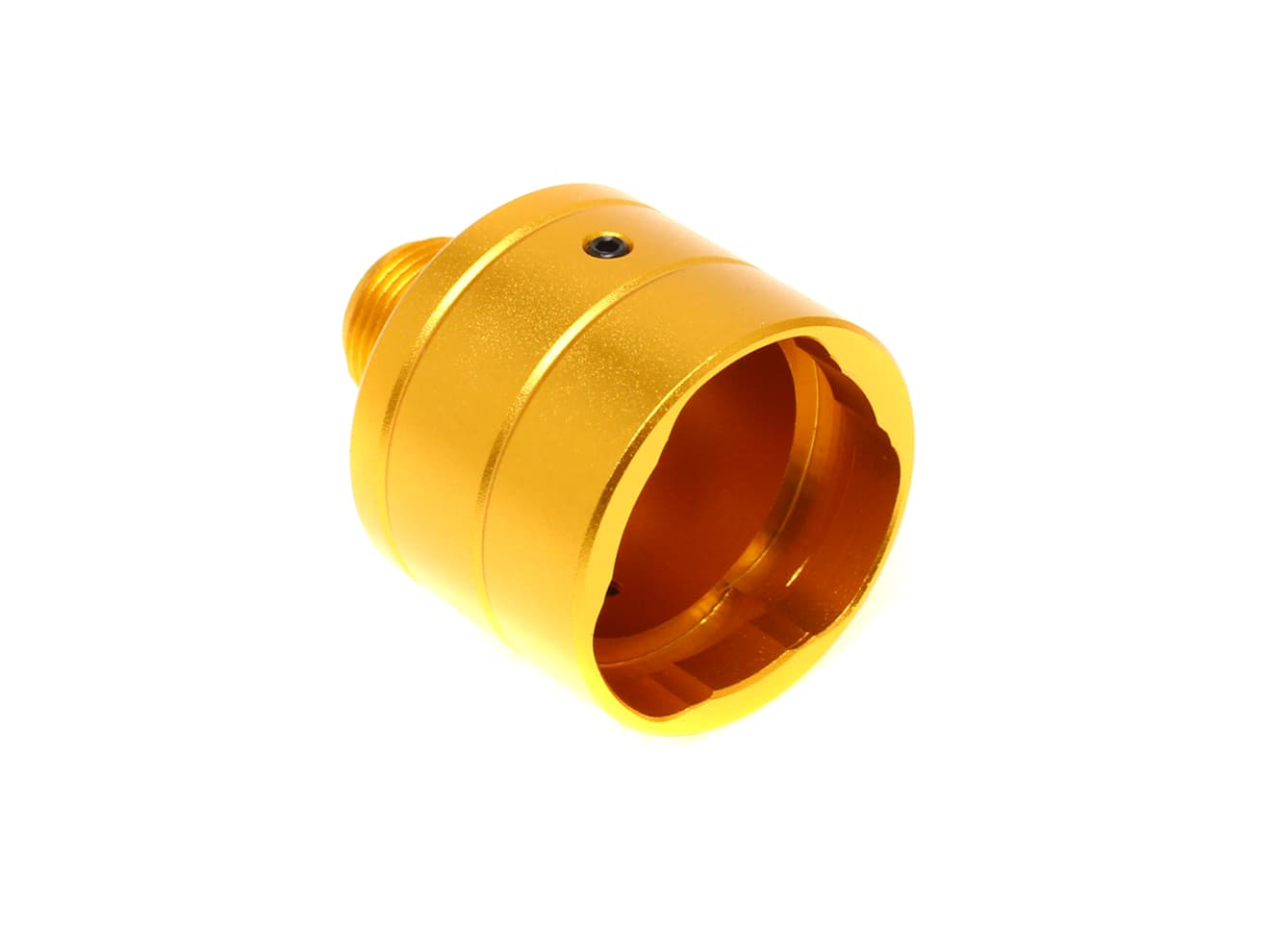 SLONG AIRSOFT MP9 サイレンサーアタッチメント 14mm逆ネジ [カラー：ブラック / オレンジ / ゴールド]