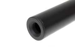 SLONG AIRSOFT 14mm逆ネジ スリムショートサプレッサー プレーン [アダプター：無し / 11mm変換アダプター]