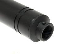 SLONG AIRSOFT 14mm逆ネジ スリムショートサプレッサー プレーン [アダプター：無し / 11mm変換アダプター]