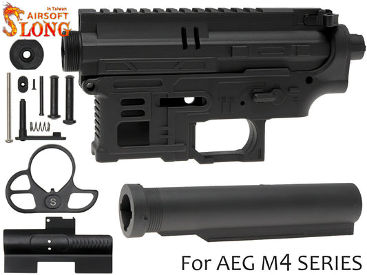 SLONG AIRSOFT ナイロンファイバー M4 軽量ボディキット for AEG M4