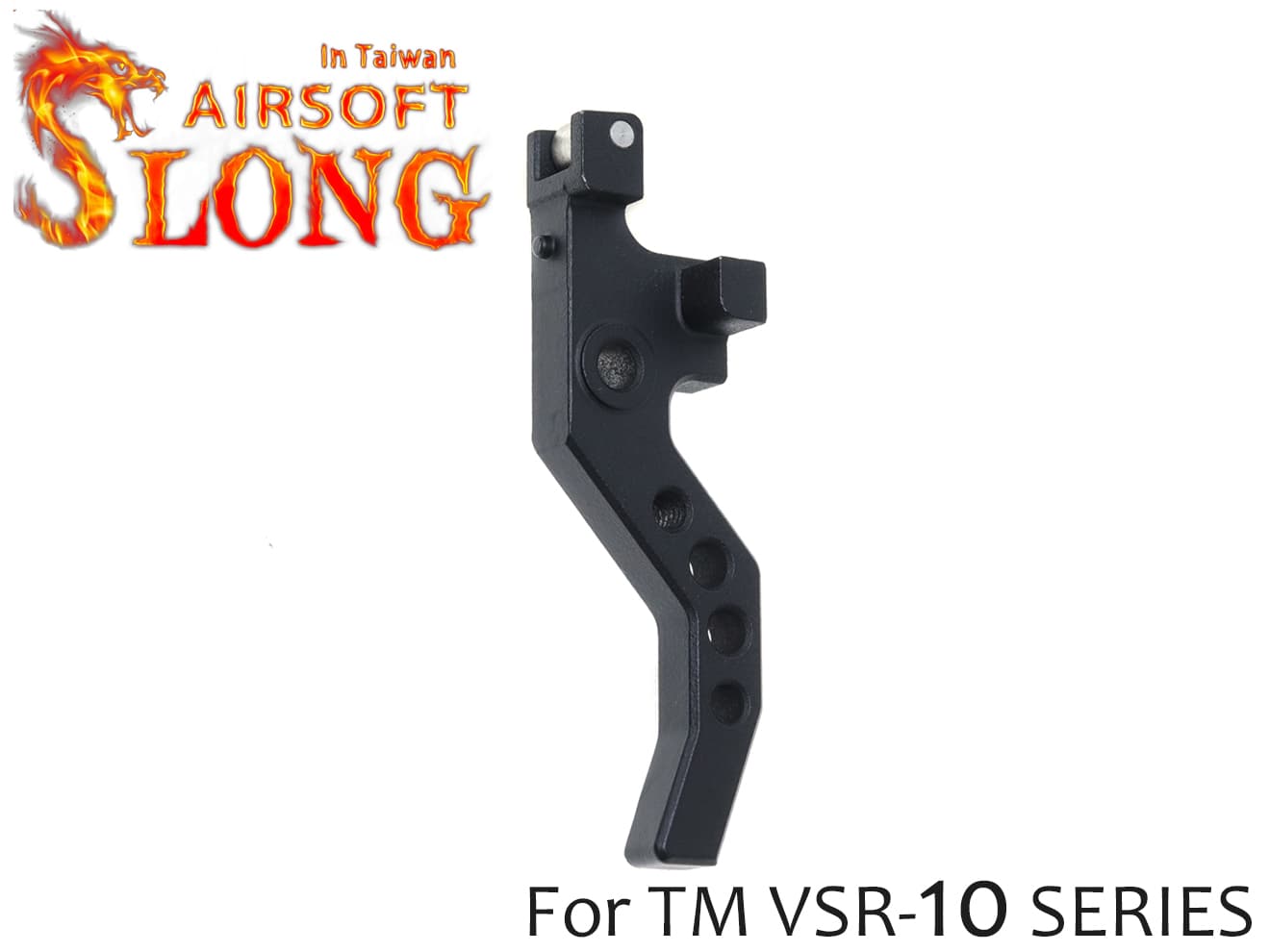 SLONG AIRSOFT スチールCNC タクティカル ローラートリガー VSR-10 [カラー：ブラック / シルバー]