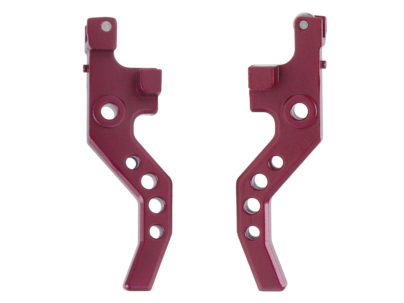 SLONG AIRSOFT スチールCNC タクティカル ローラートリガー VSR-10 [カラー：ブラック / シルバー / レッド]