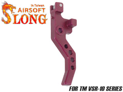 SLONG AIRSOFT スチールCNC タクティカル ローラートリガー VSR-10 [カラー：ブラック / シルバー / レッド]